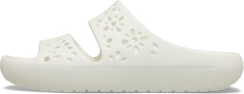 Crocs Unisex Classic Sandals 2.0 With Floral Cutout DesignSchiebe-Sandalen