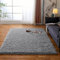 Obundi Teppich Grau Flauschig,Hochflor Teppich Wohnzimmer,Weicher Tepich Schlafzimmer,Flauschiger Teppiche Klein für Lounge,Rutschfester Tepich Büro(Grau,60x120cm)