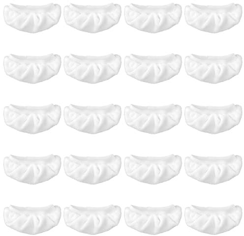 Tinoaly 20pcs Steam Mop Pads, Washable Microfiber Cleaning Pads Steam Mop Covers Replacement for Bissell Steam Shot, Dupray, PurSteam, Comforday Handheld Steam Cleaner Accessories