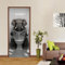 VIRANDA 3D Türtapete Selbstklebende Türaufkleber Vinyl Türposter Wasserdichte Türbilder Abnehmbare Türklebefolie Elefanten Türfolie für Zuhause Decoration Design 77x200cm