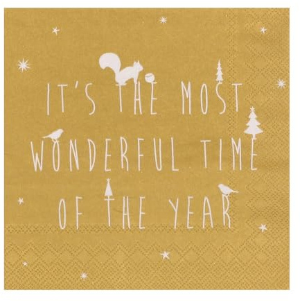 Servietten It´s the most wonderful time of the year