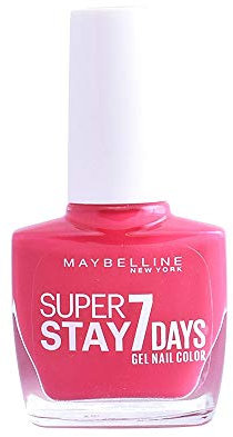 Maybelline Superstay 7 Días Tono 180 Rose Fuchsia Pintauñas Larga Duración Efecto Gel Color Rosa