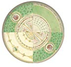 Speiseteller BACI MILANO CHEERS Melamine grün PLPLA2.CHE04