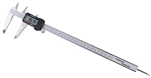 Pied à Coulisse Numérique 300mm, Pied à Coulisse Digital Ecran LCD Mesure Dimensionnelle Outil Micromètre pour Mesure Intérieure Extérieure Profonde et Etape avec Boîte de Rangement