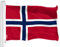 G128 Norwegische Flagge | 3x5 Fuß | Gedruckt 150D Innen/Außen, Lebendige Farben, Messingösen, US-amerikanische Flagge, viel dicker als 100D 75D Polyester