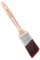 ROLLINGDOG 2 Angle Paint Brush Wooden Handle Stainless Steel Shell for Sharp Edge Lines Painting with Paints on Walls, Ceilings, Wood and Metal