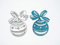 Stanzenshop Stanzschablone Weihnachtskugel mit Schleife, Weihnachten, Weihnachtsstanzen, Tannenzweig, Stanzformen, Schablonen, Scrapbooking, Kartenherstellung