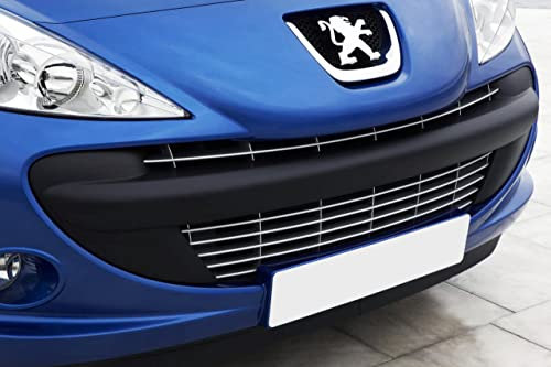 Luxyline Baguette de calandre chromée Compatible Peugeot 206 Plus +