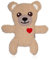 bitten Teddybär Lavendelduft Körnerkissen mit Wärmetherapie für den Rücken in Teddybär-Form, Beige oder Hellbraun, Novelty, 27,5cm x 23cm x 3cm