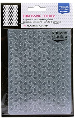 Vaessen Creative 100605-021 Prägefolder, Baumstamm, 14,6 x 10,8 x 0,5 cm, 1 Stück, für Geburtstagskarten, Geburtskarten, Weihnachtskarten und Papierbasteleien, transparent, Einheitsgröße
