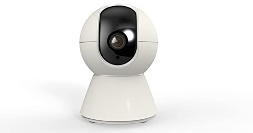 Smart HD WIFI Indoor CCTV Camera Pan/Tilt Auto-Tracking Built-In Microhone (Tuya) Mobile app 360° Panorama 1080P HD WiFi Cameras w/Accurate Motion Detection, 16-256GB Micro-SD card & Cloud Storage