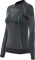 Dainese Damen Dry LS Lady Baselayer-Shirt, Schwarz/Blau, M