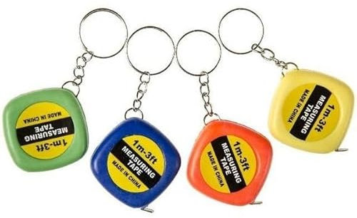 Ebiz Porte-clés avec mètre ruban mesureur 1 metre