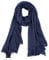 Van Der Rich ® - Schal mit fein gekreppter Oberfläche für Damen und Herren (56-Marine, One Size)