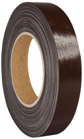 KS24 Products Gaffer Tape | Premium Gewebeklebeband | große Auswahl an Farben & Breiten | stark klebend & wiederablösbar/braun, 12 mm x 50 m