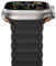 NewWays Magnetbänder Kompatibel mit Apple Watch Armband 49mm 46mm 45mm 44mm 42mm(Serie 3 2 1),Zweifarbig Silikon Armband für iWatch Ultra 2/Ultra Series 10/9/8/7/6/5/4/3/2/1/SE(Schwarz/Orange)