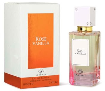 London Musk | Rose Vanilla EDP (100ml) | Perfume with vanilla Notes for Women, Sweet Floral Perfume, Arabian Rose Fragrance | Flowers, Jasmin, Vanilla Notes - By Ajyad