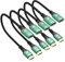 Breilytch 1 FT 5Pack HDMI Extender Cable 2.1 8K@60Hz 4K@120Hz 48Gbps, HDMI Male to Female, Compatible with PC, HDTV, PS5/4, Xbox, Roku, Blu-Ray, HDTV Laptop PC