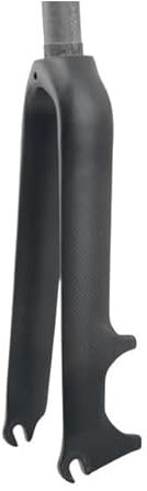 ZiYouao Suspension Forks Carbon Fibre Bicycle Fork Road MTB Folding Kids BMX Bike Front Forks Fit For Wheel 14 16 18 20 22 Inch Axle Width 74mm 100mm Mtb Forks(Matte 14 inch 74mm)