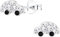 Monkimau Mädchen Ohrringe Auto | Ohrstecker aus 925 Sterling Silber | Kinderohrringe hypoallergen