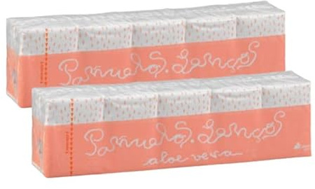 Pack 2 Blíster de Pañuelos de Papel – 10 Paquetes de 10 Unidades (Total 200 Pañuelos)