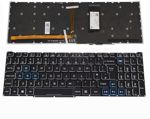 US UK Brazil RGB Backlit Keyboard For Acer PH315-52 PH315-53 PH317-53 for Predator for Helios 300 for Gaming Laptop LG5P_P90BR Easy to replace(RGB Backlit UK)