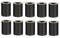 Distanzhülsen für M8 Schrauben, Länge 20mm, Kunststoff schwarz, Set mit 10 STK.