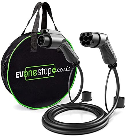 EV Public Charging Cable | Type 1 to Type 2 | 32amp | 5 Meter