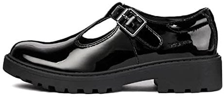 Geox J Casey Girl, Ballerine Bambine e ragazze, Nero (Black), 41 EU