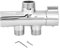 Wandmontage Duschventil Umsteller Separator Duschkopf G1/2 Duschumschalter-Trennventil Ventil Umstellventil Dusche Umschalter Duschsystem Ersatzteil für Home Bad Toiletten Badezimmer Küche