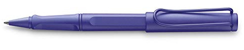 LAMY 1234838 safari Tintenroller 321 – Moderner Rollerball in der Farbe Violet mit ergonomischem Griff und zeitlosem Design – Mit Tintenroller-Mine M 63 schwarz – Strichbreite M