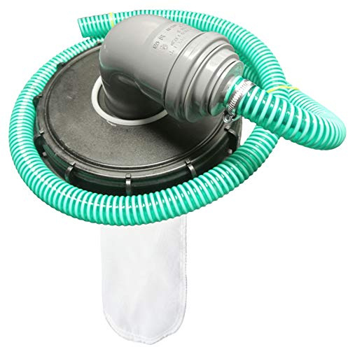 IBC Regenwasser Deckelfilter DN 225 HT Bogen DN 75 Zulaufschlauch NW 25 mm