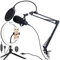 Microphone à condensateur professionnel avec filtre anti-pop et anneau LED [auvisio]