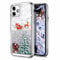 Lvnarery For iPhone 13 Christmas Phone Case Glitter,Bling Sparkly Shiny Flowing Liquid Quicksand Clear Soft TPU Bumper Silicone Protective Cover for iPhone 13 Silver