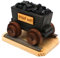 Dekohelden24 Räuchermann, Räucherfigur als Bergbau Lore, L/B/H 15 x 10 x 11 cm