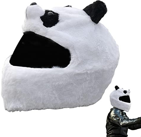 Plüsch-Vollgesichtshelm-Schutzhülle Für Die Meisten Vollgesichts-Motorradhelme, Helmschutzhülle Motorcycle Helmet Stoff, Helmbezug Für Motorradhelm, Motorradhelm Überzug Lustig