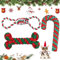 YANXINKE Hundespielzeug Zuckerstange, 3 Pcs Weihnachten Hundespielzeug, Welpenspielzeug Set, Weihnachten Hund Haustiere Kauen, Hundespielzeug Seil für Zahnreinigung, Hundespielzeug Kauspielzeug