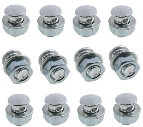 Meuey Lyot Bike Brake Cable Clamp Bicycle Cable Clamps Brake Cage Bolt Cable Anchor Bolt Throttle Cable Clamp Bicycle Parts 12PCS