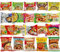 Asiatisches Instant Nudel Set mit 20 verschiedenen Sorten von Yum Yum, Mama, Wai Wai. Geschmack: Huhn, Rind, Ente, Shrimp und Gemüse.