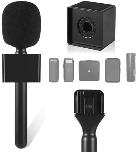 Handheld Adapter,Handmikrofon Adapter,Mikrofon Interview,Interview Mikrofon Griff,Mikrofon Interview Handle,Interview Mikrofon Adapter, für Interviews Vlogging,Tiktok Youtube, TP20