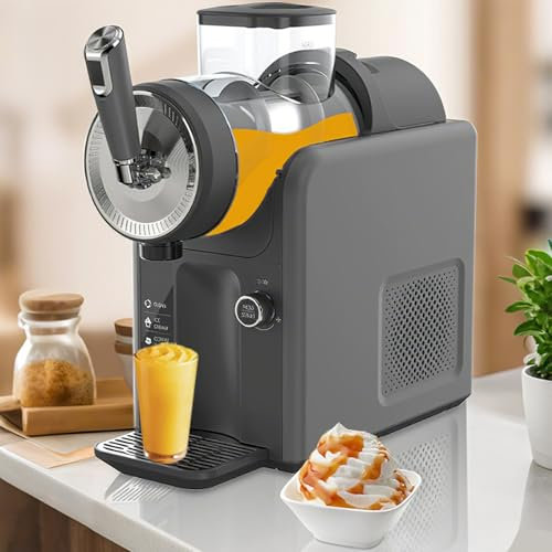 Slush-Maschine für Zuhause – Professioneller Hersteller gefrorener Getränke, kein Eis nötig – Temperatur in 30 Sekunden auf 0 °C, geräuschlos, für Frozen Margaritas, Eiscreme und Frappés,A