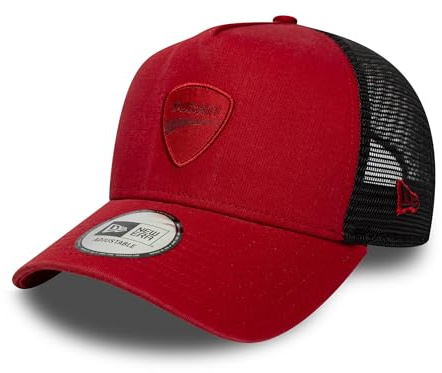 New Era Adult's 9Forty Trucker MLB Ducati Motor Trucker Baseball Cap Hat Dark Red