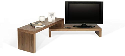 TEMAHOME, Cliff TV Tisch,125x38x20 cm, Nussbaum, Walnut