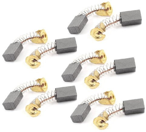 Sourcingmap 10 Pcs Power Tool Replacement 12mm x 8mm x 5mm Motor Carbon Brushes