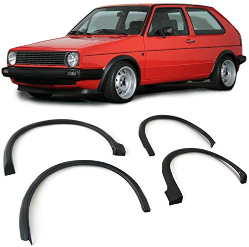 Radläufe Kotflügel Kunststoff Radlauf Verbreiterungen 4tlg für VW Golf 2 83-87