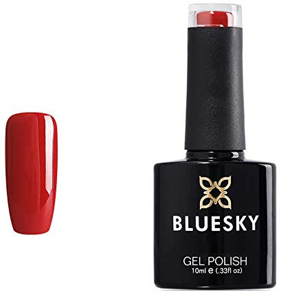 Bluesky Bluesky Gel Polish, Hollywood Red Carpet, 80521, 10 ml, Gel Soak Off Nail Polish, Red, Deep (curing under UV/LED lamp required) Pack (x)