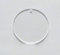 Lot de 15 porte-clés ronds en acrylique transparent découpé au laser avec trou (transparent, 8 cm)