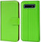 Verco Handyhülle für Galaxy S10 Hülle, Schutzhülle für Samsung Galaxy S10 Tasche PU Leder Flip Case Brieftasche - Grün