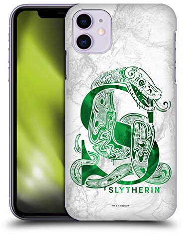 Head Case Designs Offizielle Harry Potter Slytherin Aguamenti Deathly Hallows IX Harte Rueckseiten Handyhülle Hülle Huelle kompatibel mit Apple iPhone 11