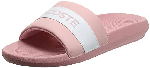 Lacoste Femme Croco Slide 0721 1 CFA Baskets, Lt PNK/WHT, 35.5 EU